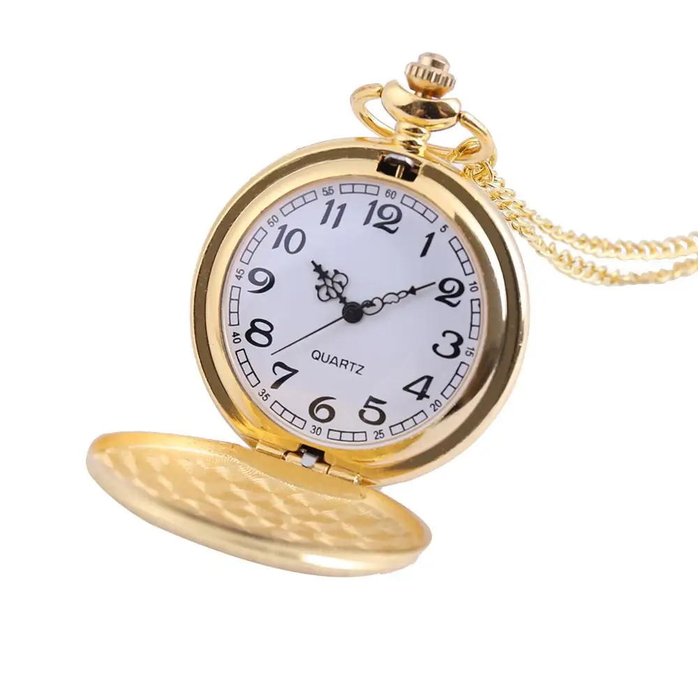 Роскошный золотистый чехол в стиле ретро 8849 с белой поверхностью и открытым