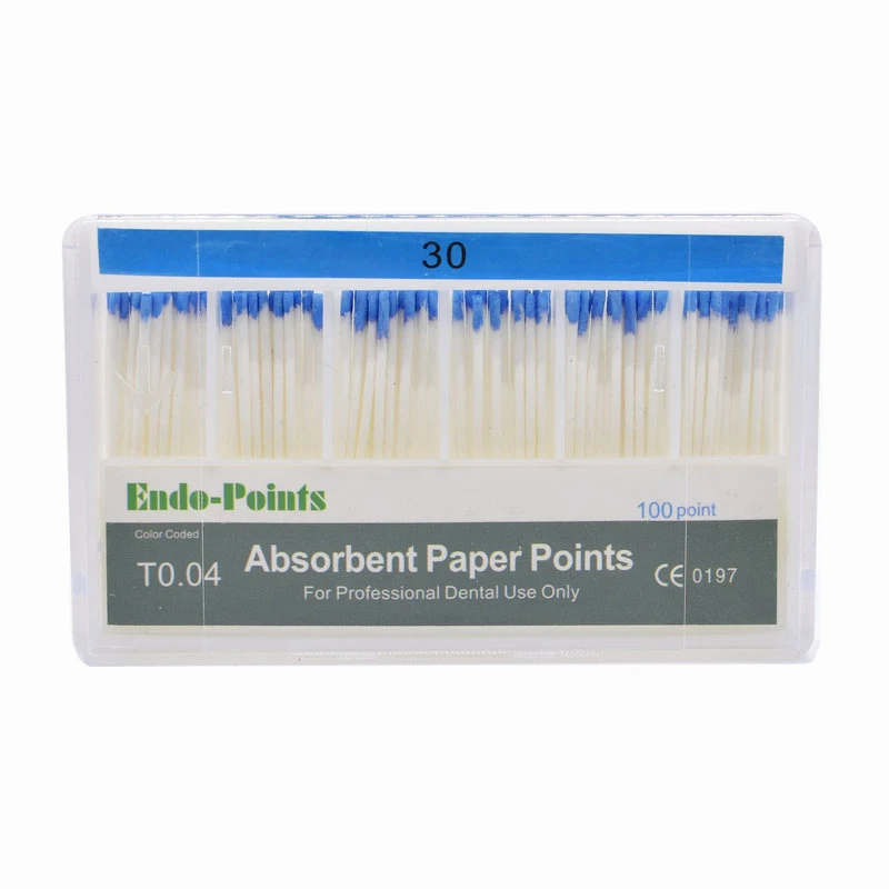 Стоматологические бумажные точки 0 04 конические абсорбирующие