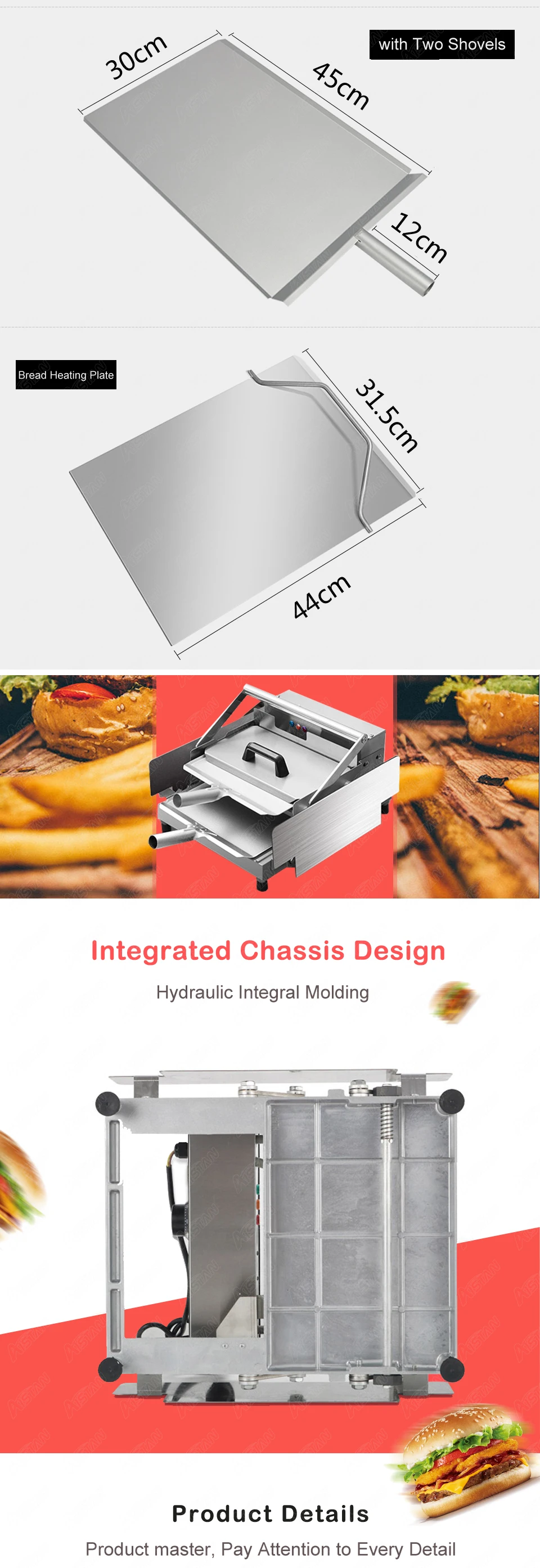 GF212 электрическая булочка для гамбургеров тостерная машина приготовления