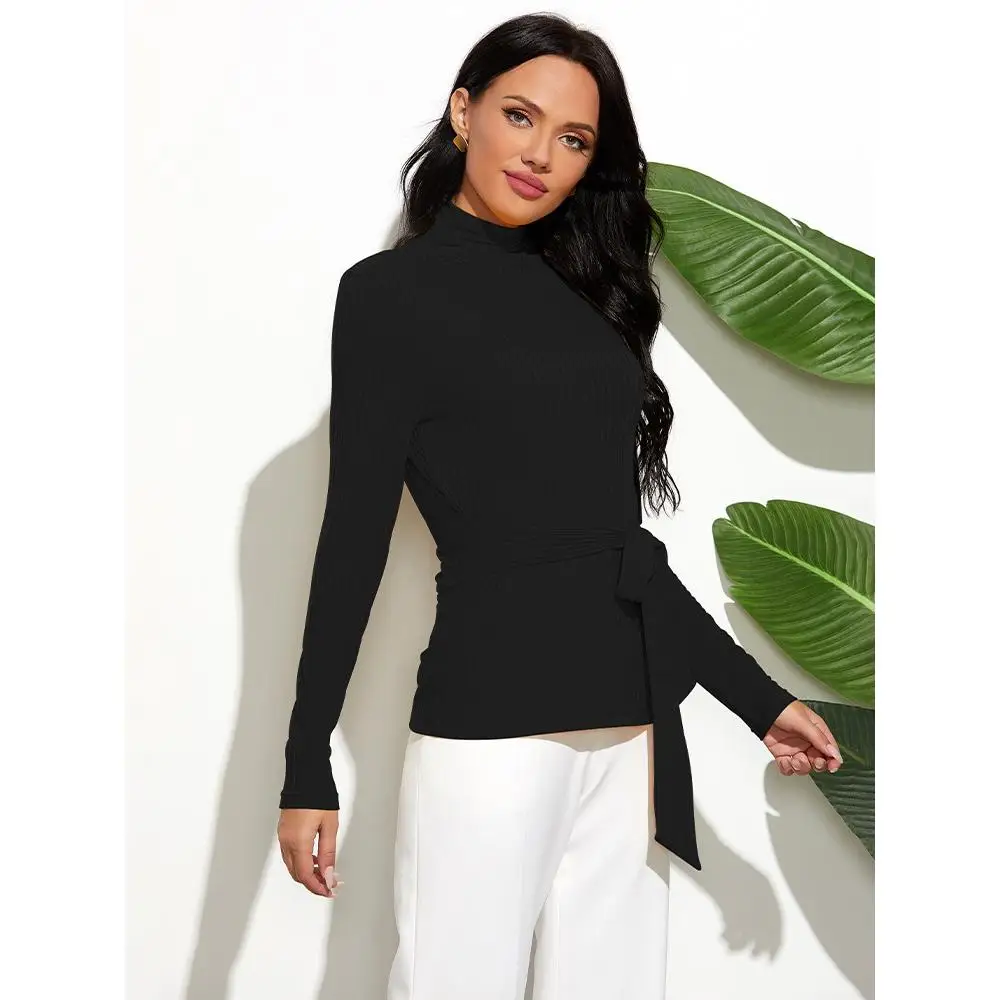 

2020 Autumn Winter Casual Young Style Office Lady Women's Sweater Long Sleeve Turtleneck Slim Knitted Sweater for Woman