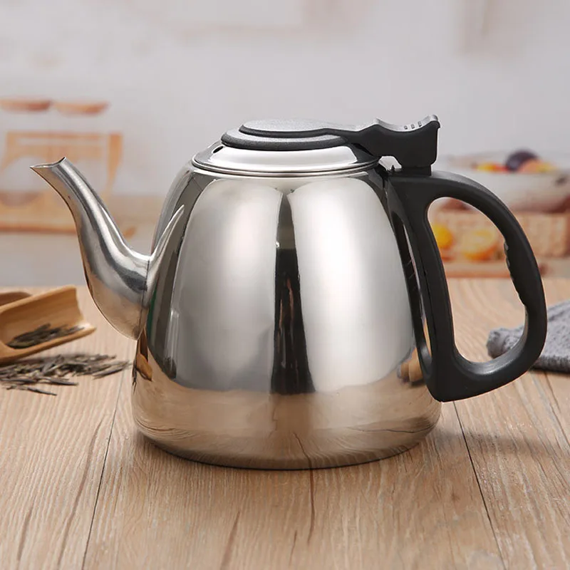 Скидка Высококачественный чайник из нержавеющей стали емкостью 1,2 л/1,5 л Pаспродажа Высококачественный чайник из нержавеющей стали емкостью 1,2 л/1,5 л