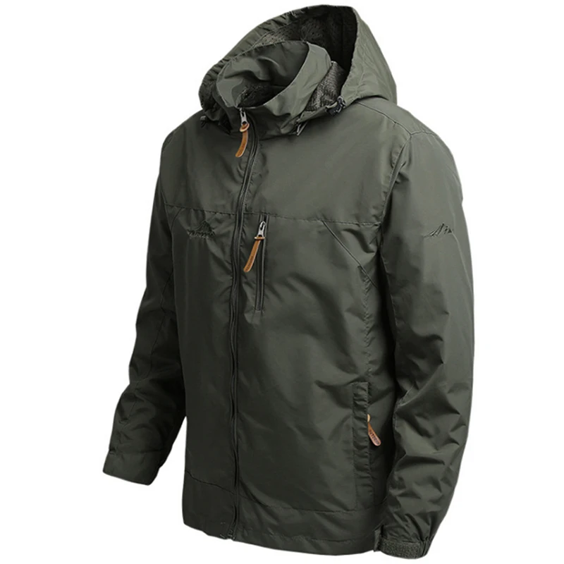 

Men's Softshell Jacket autumn New Tactical Windbreaker bomber Jackets Comfortable Hooded Pilot Windproof Outerwear Parkas Coats