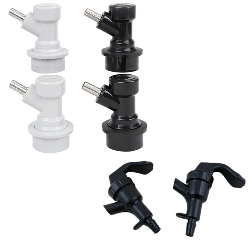 2 пары для домашнего пивоварения бочонок шарового затвора отключить жидкости и