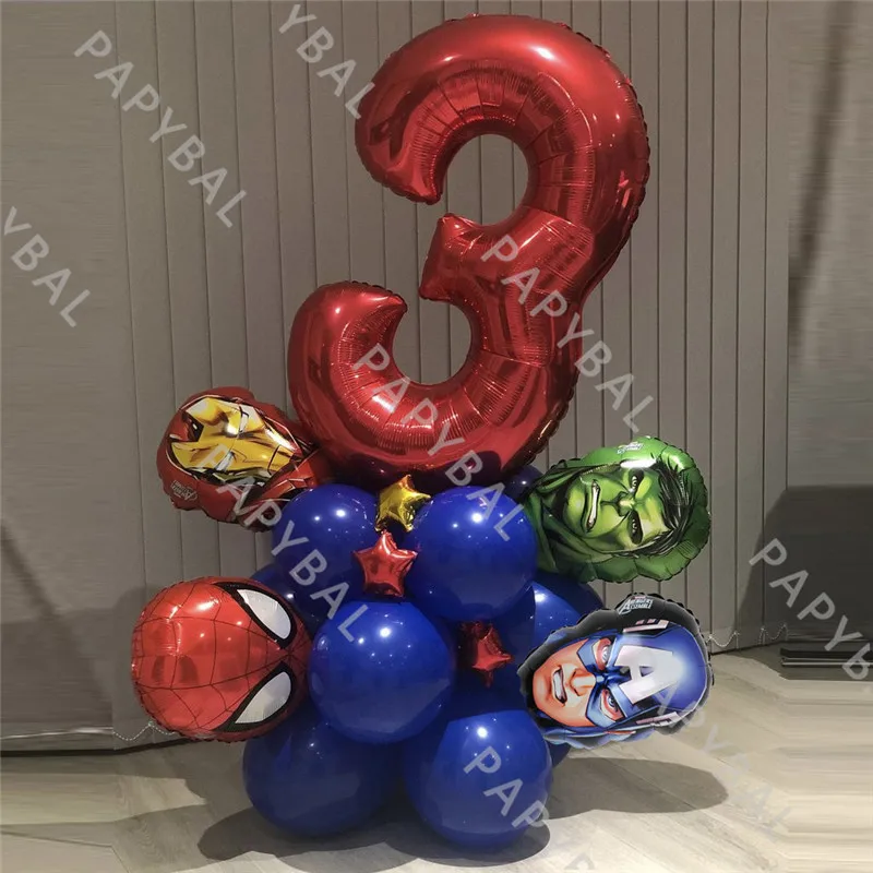 Набор воздушных шаров из фольги Человек-паук 32 дюйма | Дом и сад