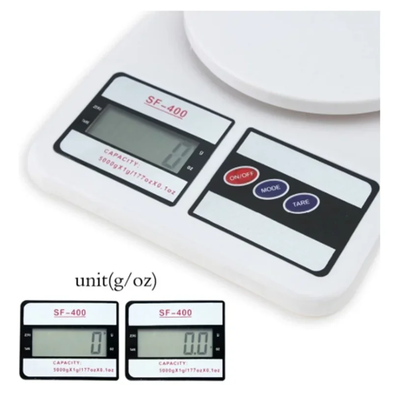 

Electronic Digital Scale 10Kg / 7Kg / 5Kg/ 1Kg 0.1g Household Platform Scale Kitchen Scale Baking Measuring Food Cooking Tools