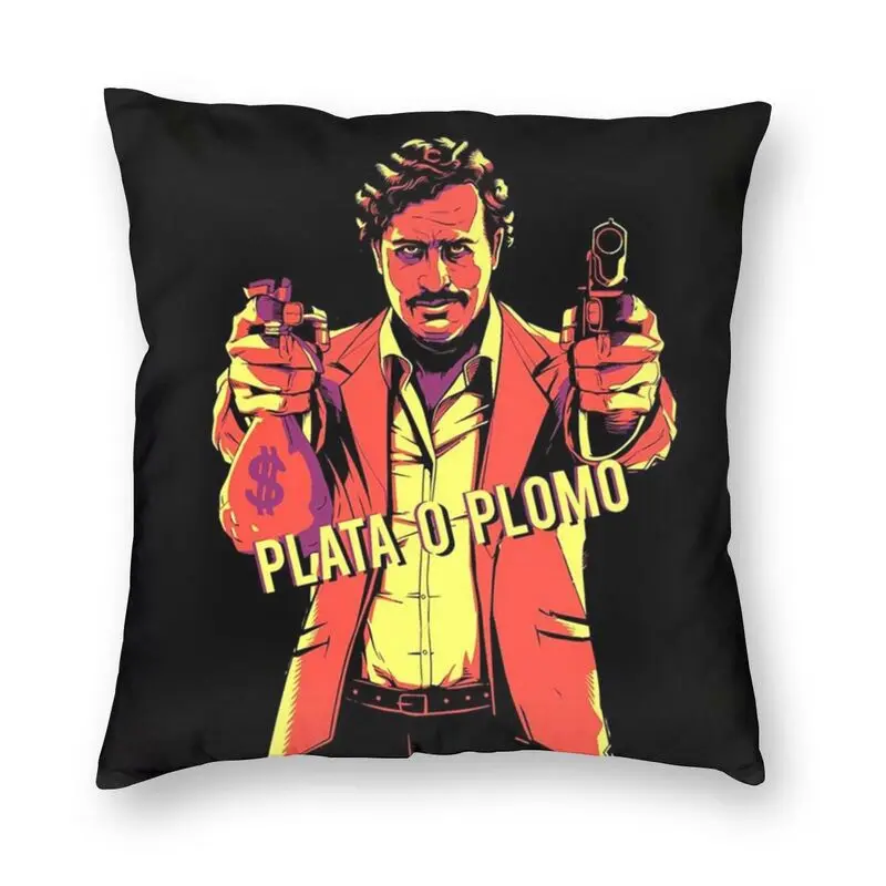 Пользовательский чехол для подушки с принтом Пабло Эскобара гангстера мафии
