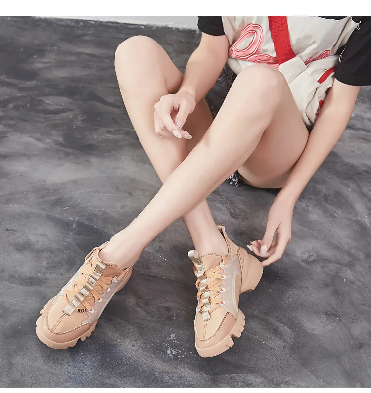 new hot sports running shoes Outdoor Lace-up Breathable Lightweight Sneakers Women Comfortable Athletic Shoes E31-100