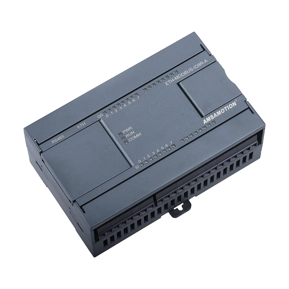 ETH-MODBUS-IO8R-A Ethernet PLC модуль MODBUS TCP RTU RS485 преобразователь цифровой 8I/O аналоговый 6I