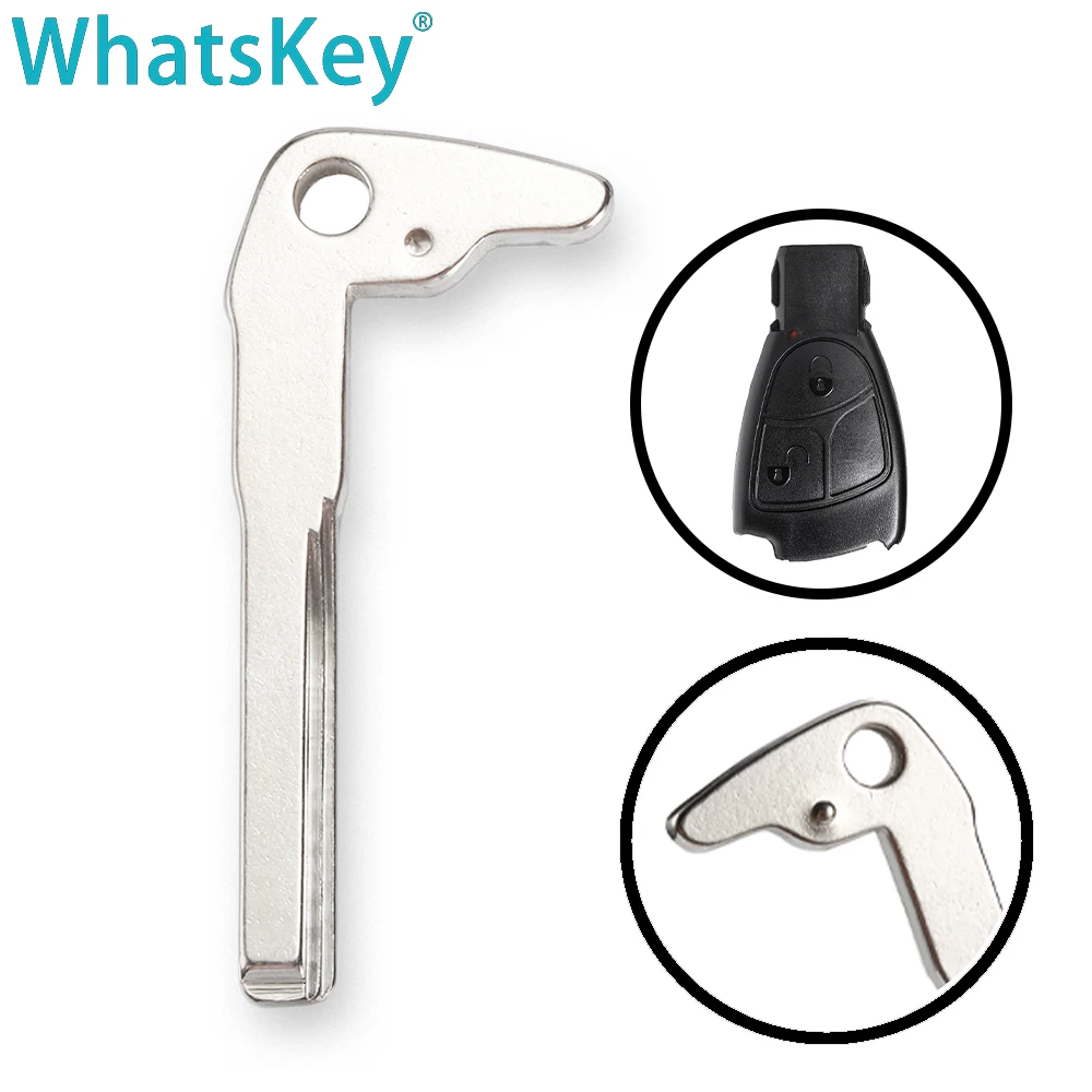 Запасной смарт-ключ WhatsKey без рисунка для Mercedes Benz C E S Class W203 W204 W211 W212 автомобильные