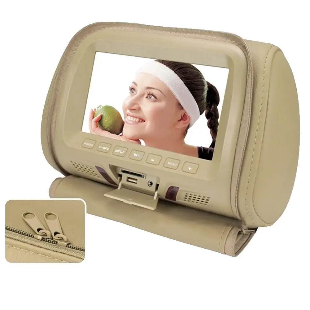 Универсальный 7 дюймовый автомобильный монитор для подголовника