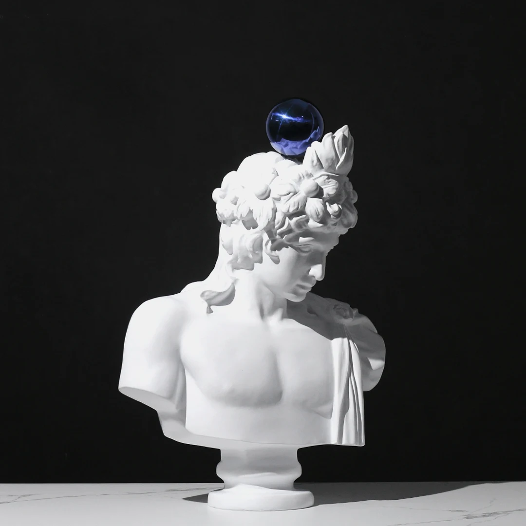 Современная Минималистичная большая скульптура Apollo 61 см персонаж мягкое