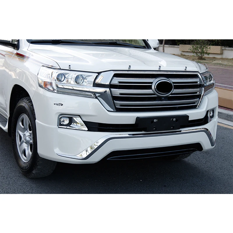 Дизайн светодиодный Передняя противотуманная фара решетка насекомых для Toyota Land Cruiser 200 FJ200 LC200 аксессуары