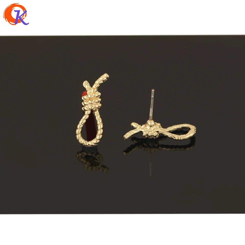 

Cordial Design 100Pcs 7*19MM Jewelry Accessories/Hand Made/Earrings Stud/Tie Shape/Jewelry Making/DIY Parts/Earring Findings