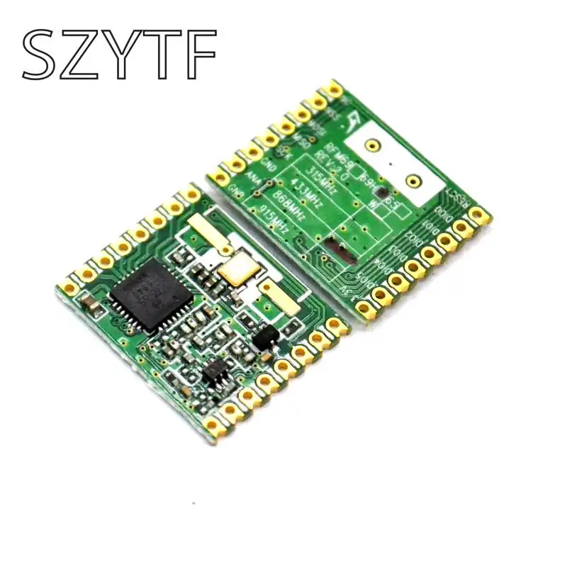 1 шт. RFM69W RFM69 | 433 МГц 868 915 FSK модуль трансивера 13dBm частота Электронные компоненты и