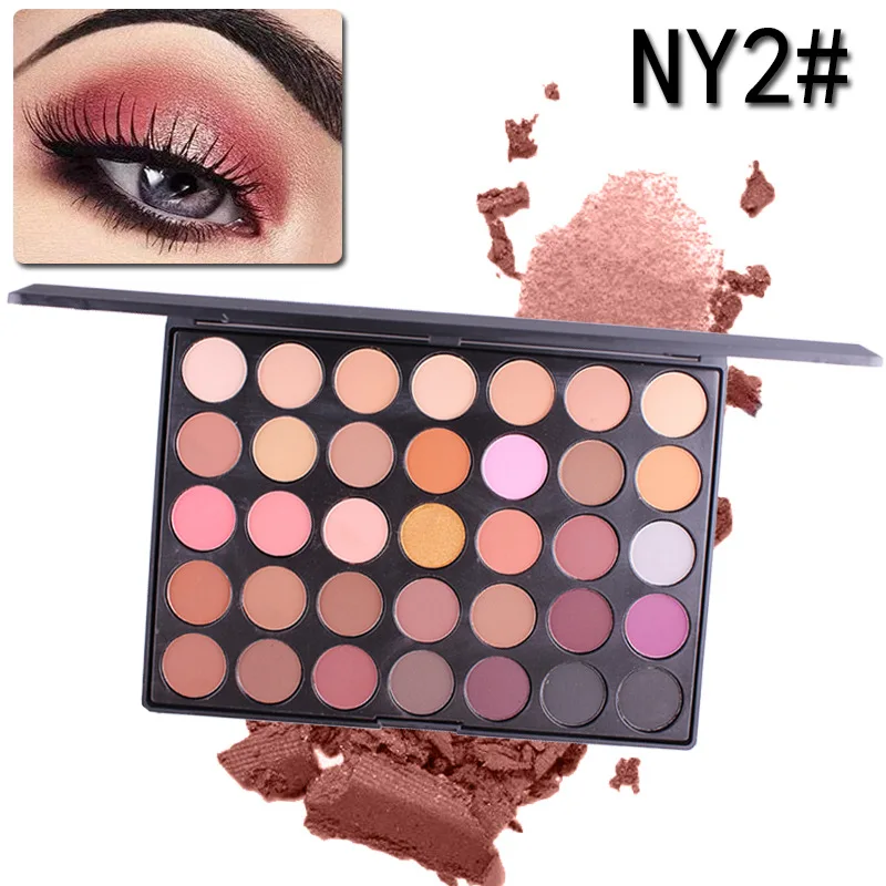 7001-081-NY2 Miss Rose, 130 цветов, набор для макияжа, профессиональная коробка для теней для век, румяна, помада, основа для бровей, набор для макияжа, de Maquiagem, косметика - Цвет: 7001-081-NY2