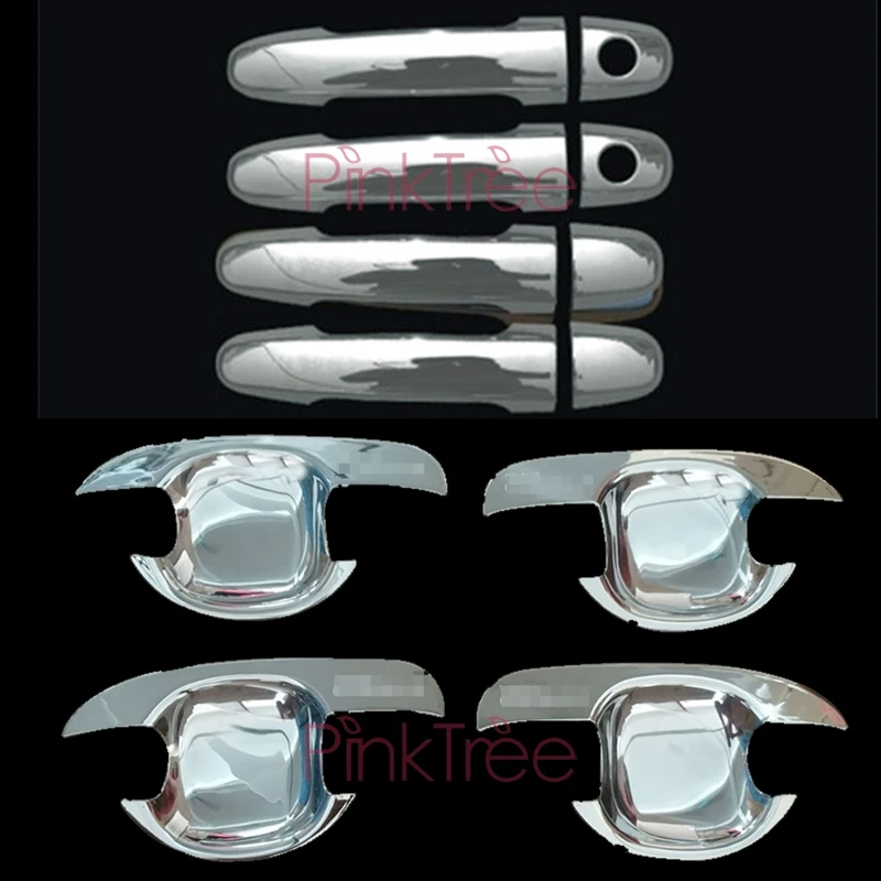 Для Toyota Innova 2009 2010 2011 2012 2013 2014 хромированные дверные ручки крышки или чаши
