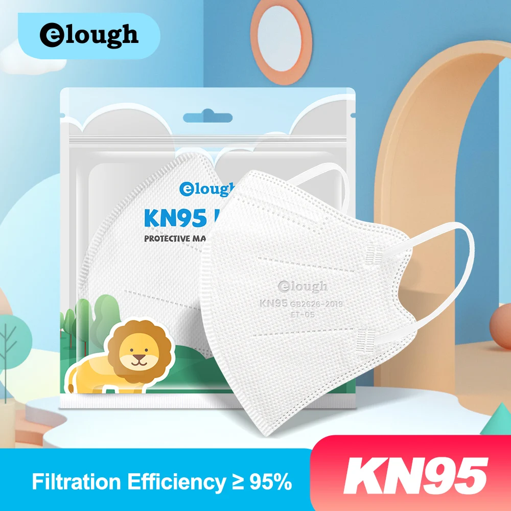 Elough одобренные Детские FPP2 маски цветные модели KN95 FFP2 Mascarillas для детей FFP 2 FFFP2 4