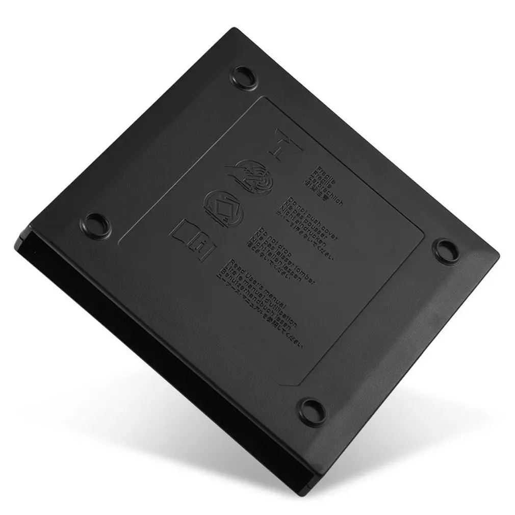 Черный портативный Прочный USB 2 0 Тонкий внешний корпус Корпус для 12 7 мм SATA CD DVD