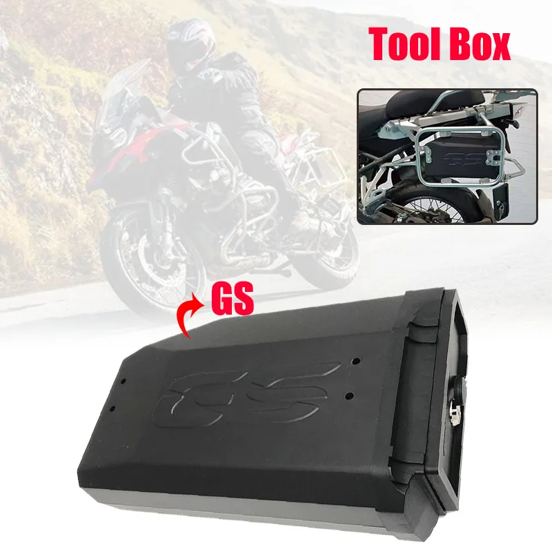 

Tool Box For BMW R1250GS R1200GS LC ADV Adventure 2013-2021 Decorative Waterproof BOX 5 Liters ToolBox Left Right Side Bracket