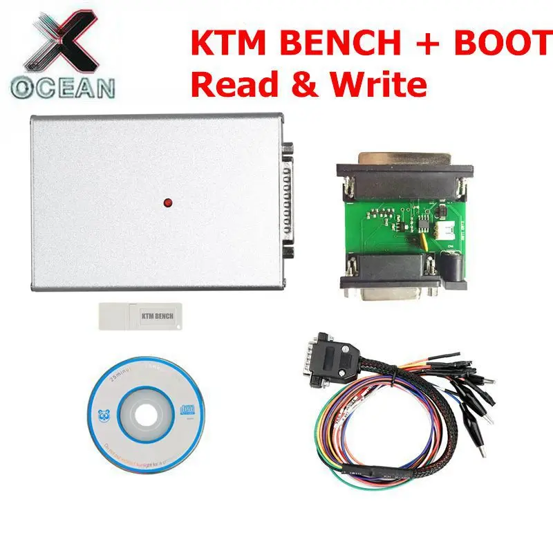 Новейший ECU программист KTM скамейка чтение и запись ECU через Boot/BENCH No Open ECU V1.99 KTM-Bench флэш eeprom