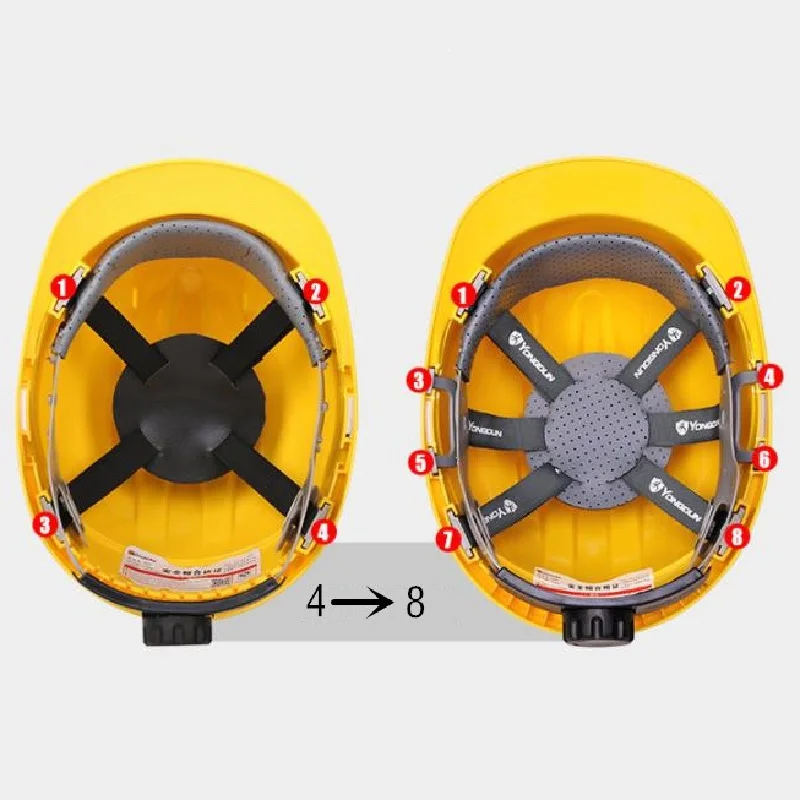 Строительный защитный шлем твердая шапка из АБС утолщенная устойчивая к