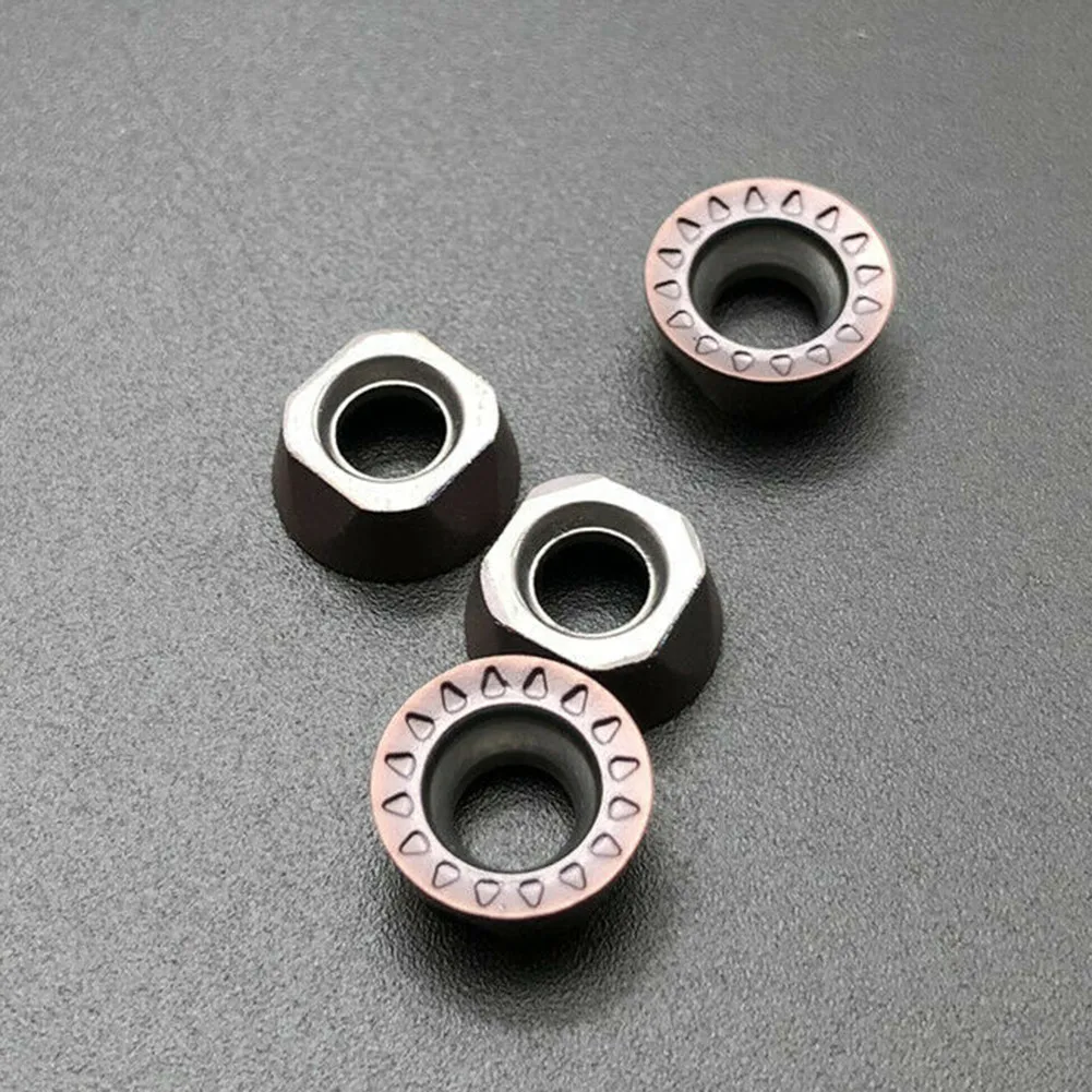 

10x RPMT08T2MOE-JS CNC Carbide Inserts Blade Lathe Milling Cutter RPMT08 Indexable Inserts Carbide Blade