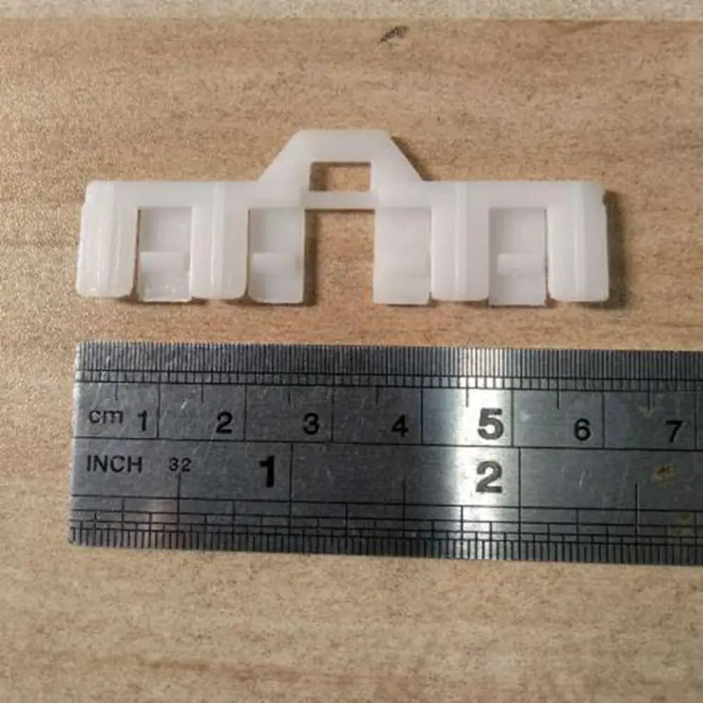 6Pack Vertical Blind Vane Saver White Curved Repair Clips Fixes Broken | Дом и сад