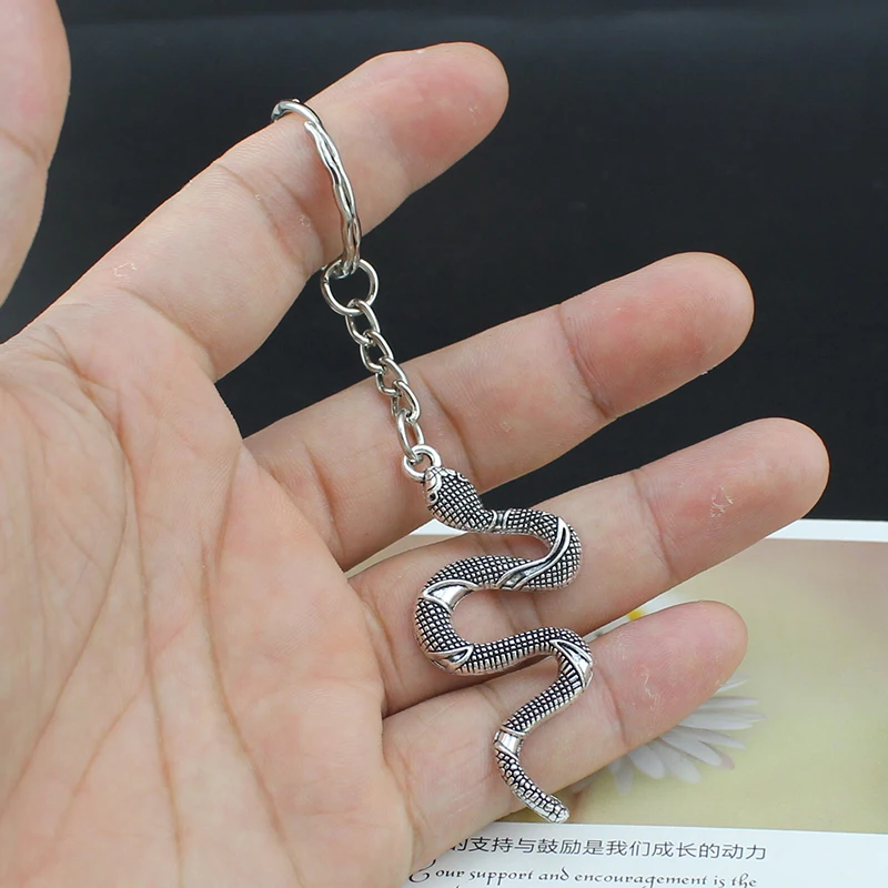 Hapiship Женская/Мужская мода ручной работы винтажные серебряные конские ключи