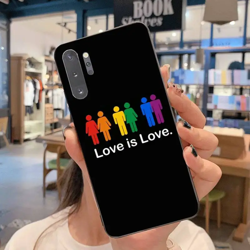 Чехол для телефона CUTEWANAN ЛГБТ лесбиянок геев бисексуал трансгендер Samsung Note 7 8 9 10 pro