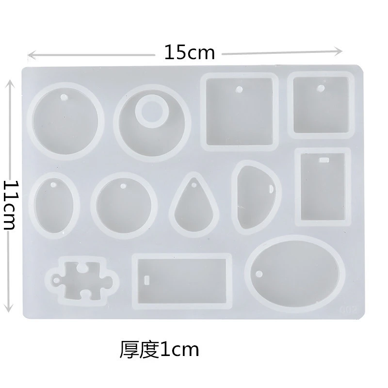 12 видов конструкций силиконовые формы для смолы ожерелье кулон Смола форма