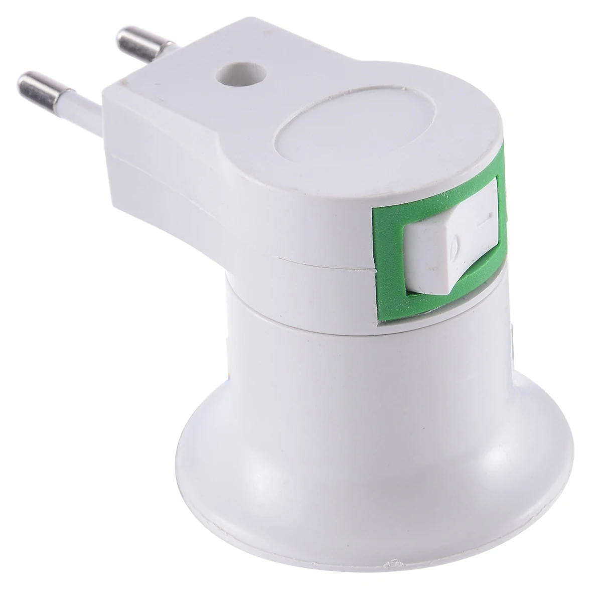 

1pc E27 Bulb EU Plug Adapter with ON/OFF Control Switch E27 Socket Lamp Base Lamp Socket