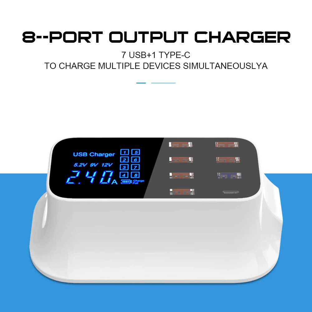 

8 QC 3,0 quick charge usb iphone 6, 7, 8, 7plus X xiaomi