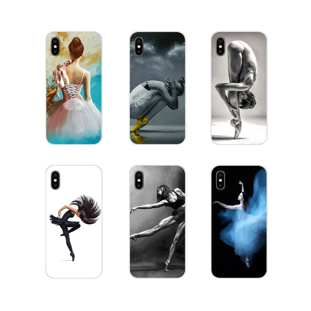 Балетные костюмы для танцев девочек силиконовый чехол мобильного телефона Чехлы