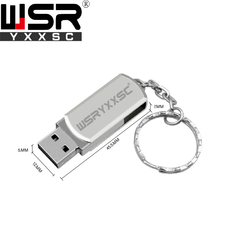 Wsryxxsc металлический usb флэш накопитель Водонепроницаемый 64 ГБ 32 16 8 4