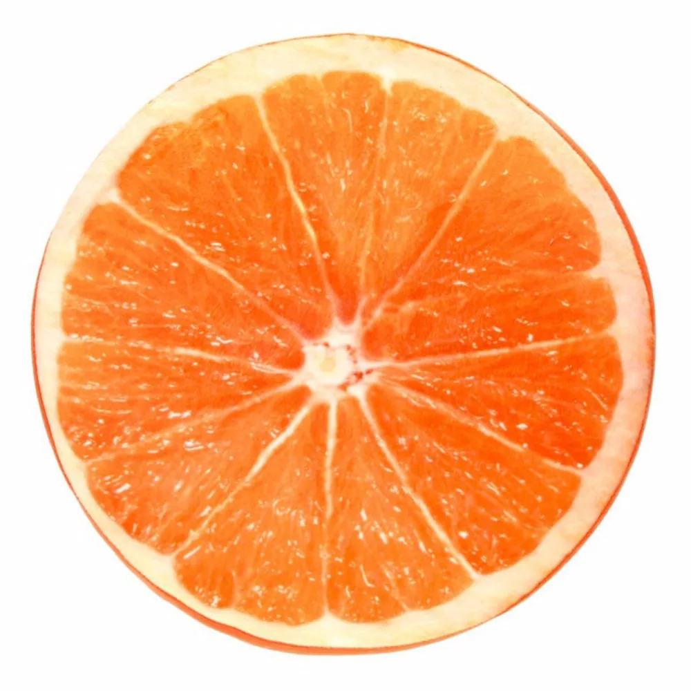 Креативный 3D Летний Фруктовый ПП хлопковый офисный стул подушка для спинки