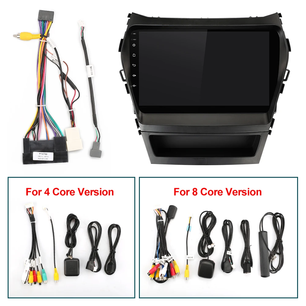 

ISUDAR V57S Android Auto Radio For Hyundai IX45 SantaFe 2013-2018 Car GPS Multimedia Player Stereo System Voice Control No 2 Din