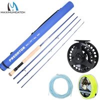 maximumcatch 9ft saltwater fly rod 8 10wt 4pcs 30t sk carbon fiber fly fishing rod with 910wt fly reelline combo