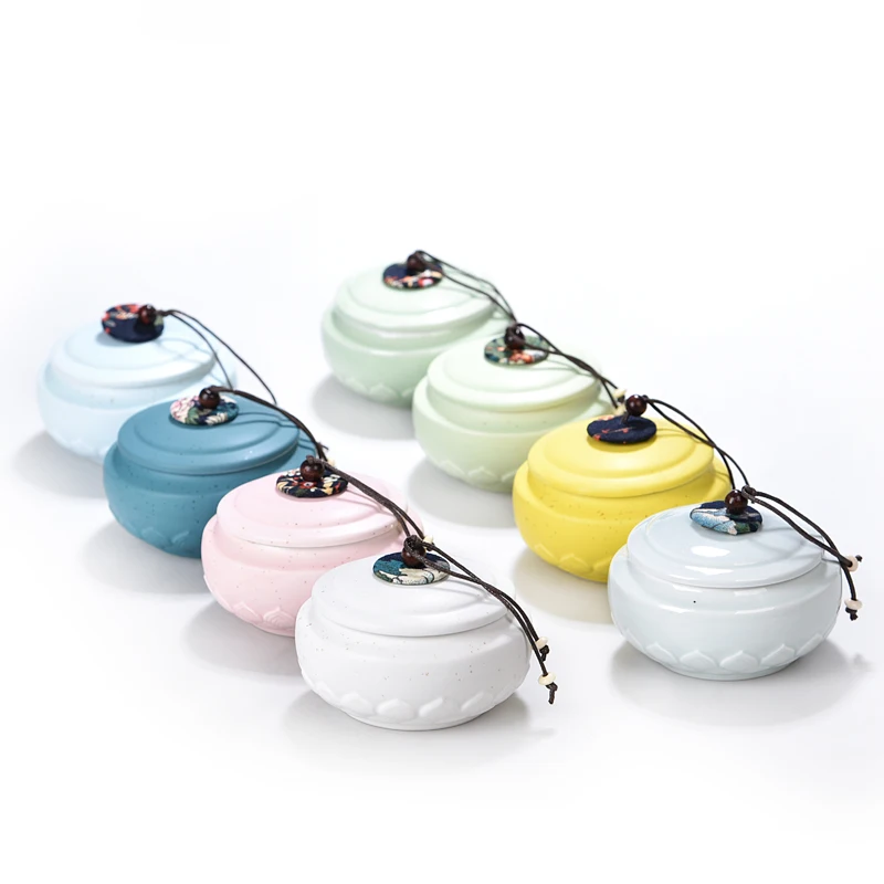 Лепесток лотоса Керамика герметичный ящик для хранения путешествий Портативный