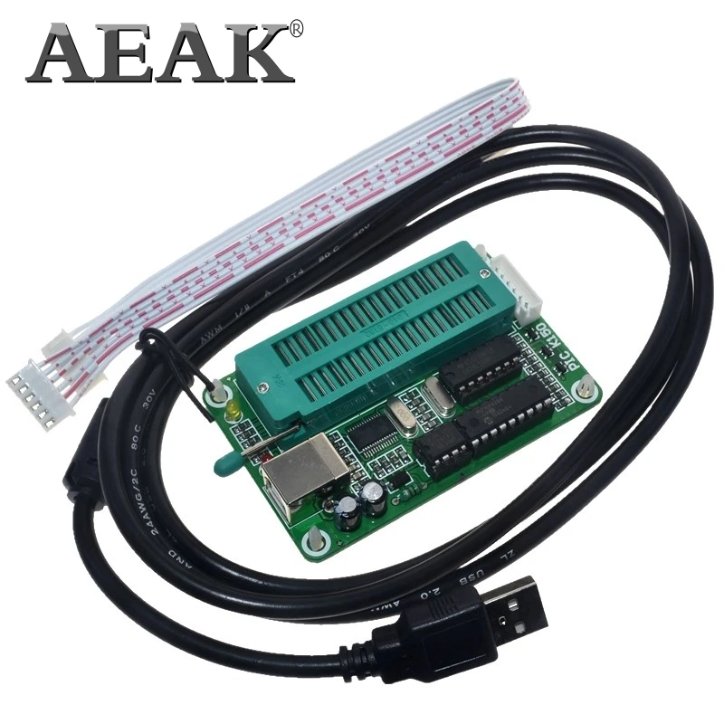 AEAK 1 комплект микроконтроллера PIC USB Автоматический программирующий программатор