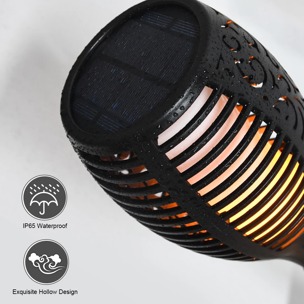 1/2/4 шт. 33LED 96LED Солнечный свет лампы мерцание открытый IP65 Водонепроницаемый Пейзаж