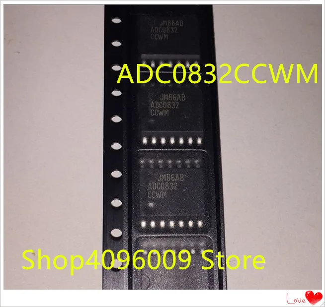 

NEW 10PCS/LOT ADC0832 ADC0832CCWM ADC0832CIWM ADC0832CIWMX SOP14