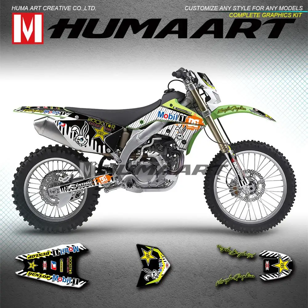 Виниловая наклейка для KLX450R KLX 450 R 450R 2008 2009 2010 2011 2012 2013 2014 2015 до 2021|Наклейки и