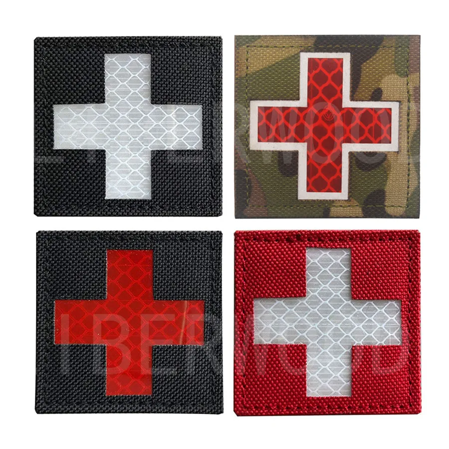 Светоотражающие медик Красный Крест EMS ЕМТ средней высоты Тактический Патч