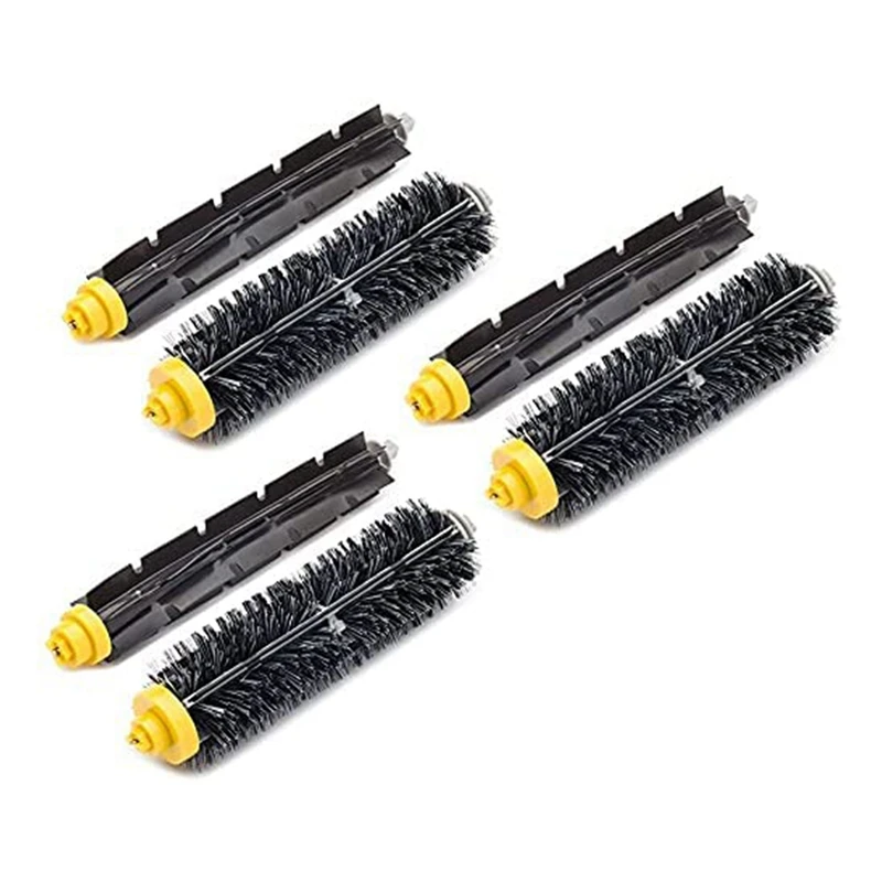 

Набор щеток с щетиной и гибкой щетиной для IRobot Roomba 600, 700, 650, 610, 620, 630, 660, 700, 760, 770, 780, 790, 3 комплекта