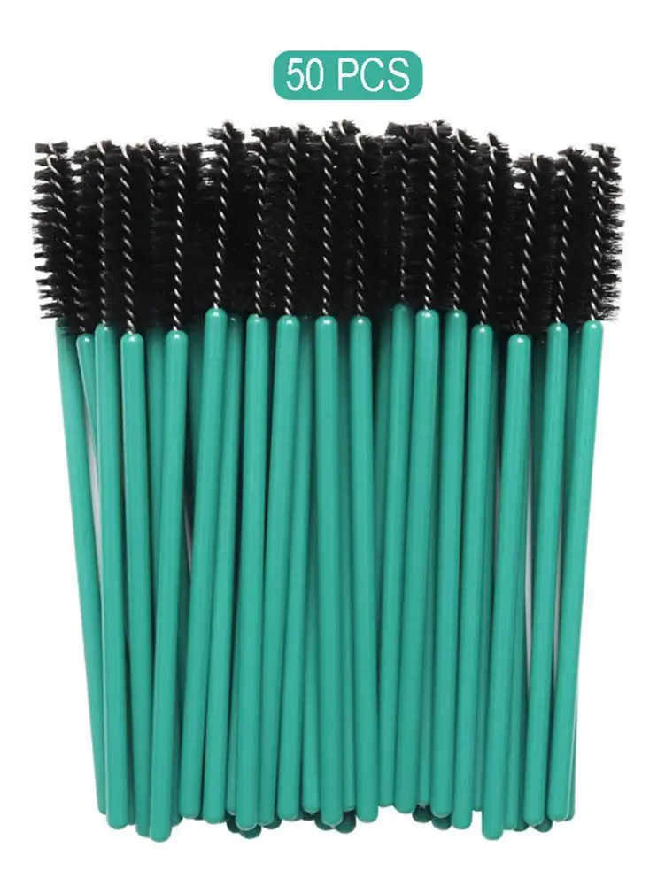 50 шт./компл. одноразовые кисти для наращивания ресниц кисть бровей тушь