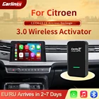 Carlinkit беспроводной адаптер Apple CarPlay для Citroen C3 C4 C5 C6 Aircross Berlingo Multispace Jumper Jumpy Spacetourer IOS14