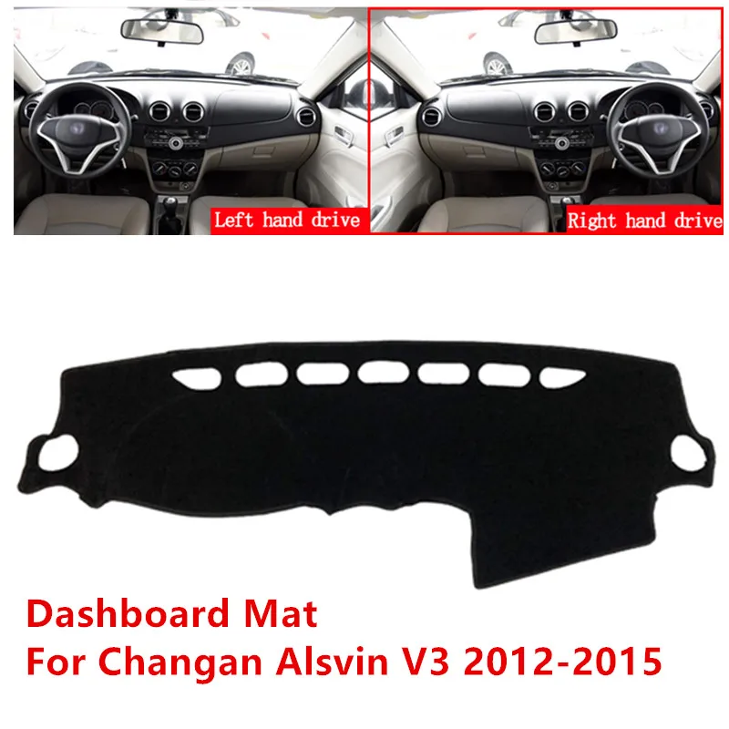 

For Changan Alsvin V3 2012-2015 High Quality Car Dashboard Cover Mat Sun Shade Pad Instrument Panel Carpets Accessories