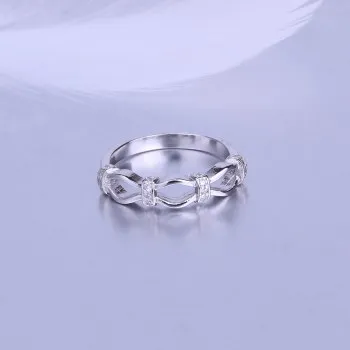 

2021 New European and American Popular Simple Copper Plating Diamond Ring Geometric Hollow Jewelry Wholesale FCR141