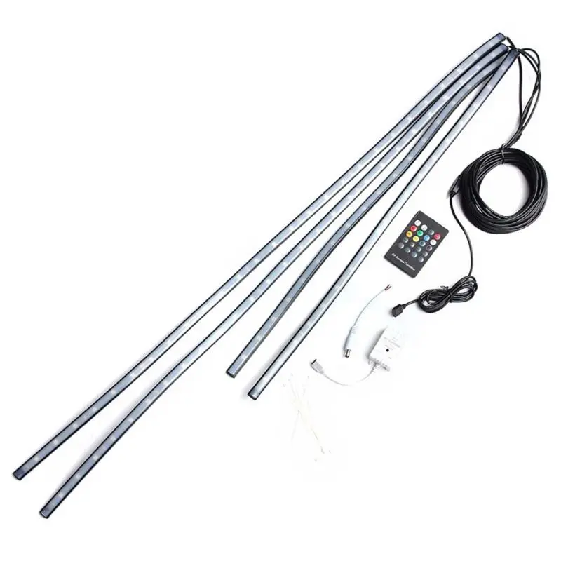 RGB многоцветная Гибкая струящаяся Автомобильная светодиодный светильник