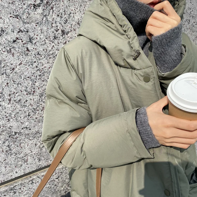 2019 женское плотное зимнее пальто с капюшоном Женская куртка теплое Свободное